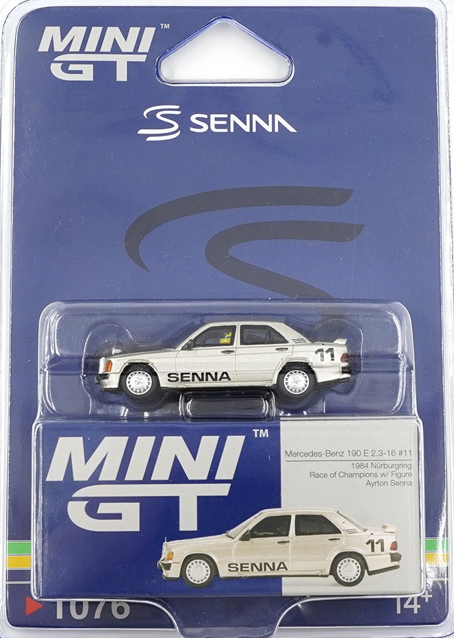 Mini GT Mercedes-Benz 190 E 2316 / 11 Ayrton Senna blister