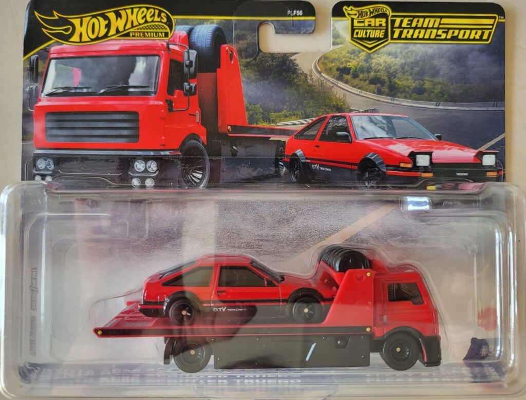 Hotwheels Team Transport #84: Toyota AE86 Sprinter Trueno & Fleet Street
