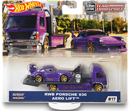 Hotwheels Team Transport #17:  RWB Porsche 930 & Aero Lift