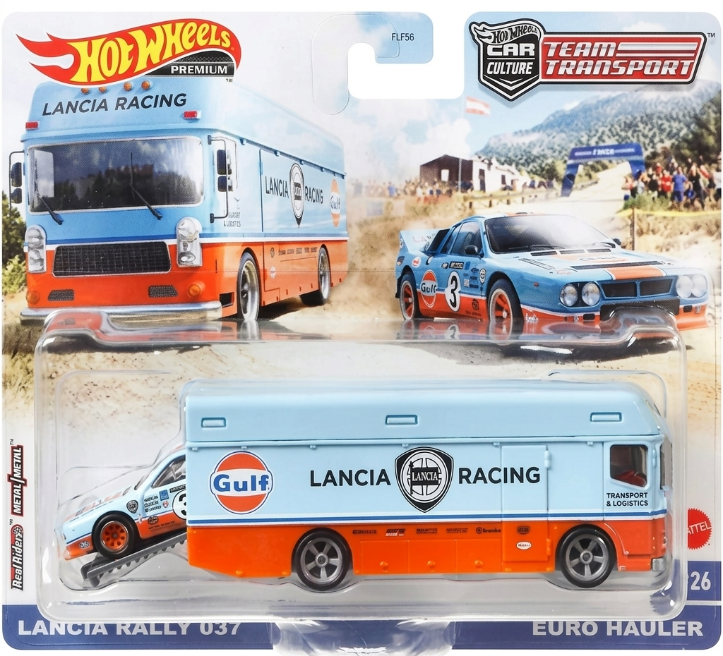 Hot wheels Team Transport #26: Lancia Rally 037 & Euro Hauler