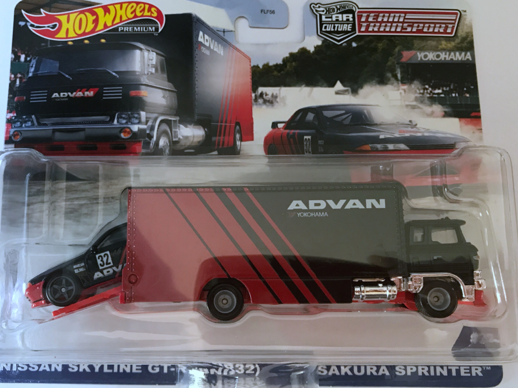 Hotwheels Team Transport #27: Nissan Skyline GT-R (BNR32) & Sakura Sprinter