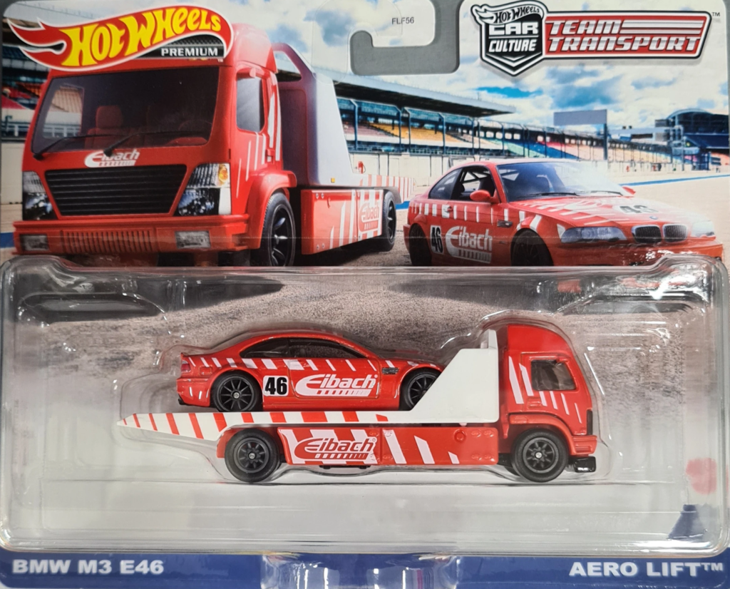 Hotwheels Team Transport #29: BMW M3 E46 & Aero Lift