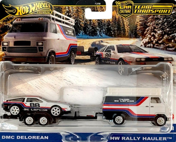 Hotwheels Team Transport #78: DMC DeLorean & HW Rally Hauler