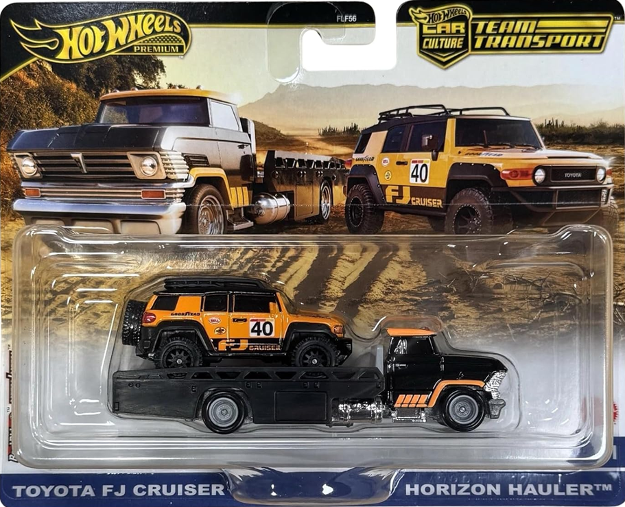 Hotwheels Team Transport #81: Toyota FJ Cruiser & Horizon Hauler