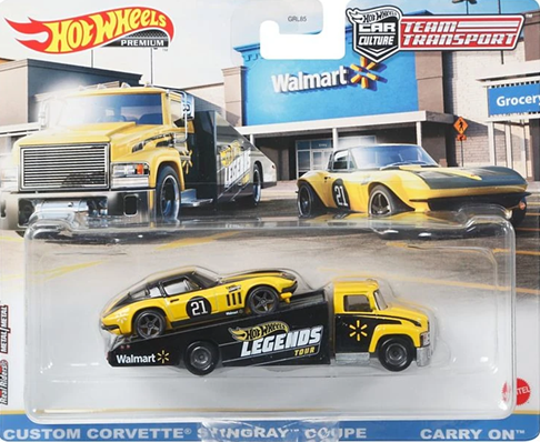 Walmart Legends Tour Exclusive: Custom Corvette Stingray Coupe & Carry On