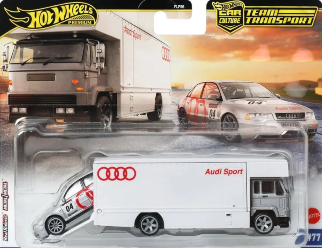 Hotwheels Team Transport #77: Audi S4 quattro & Fleet Flyer