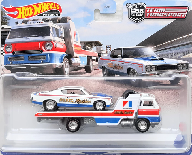 Hot Wheels Team Transport #43: AMC Rebel Machine & Wide Open