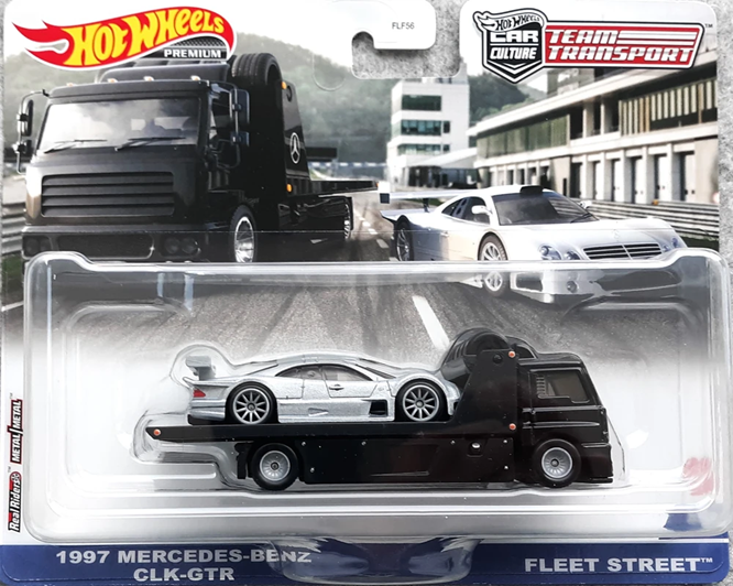 Hot Wheels Team Transport #59: 1997 Mercedes-Benz CLK-GTR & Fleet Street