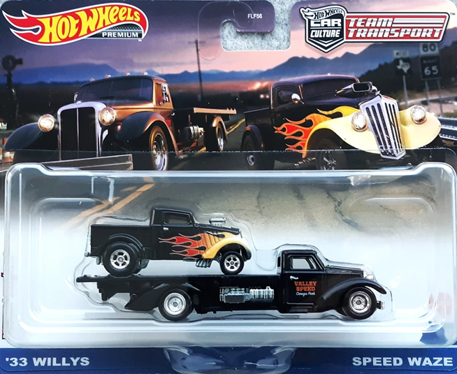Hot Wheels Team Transport #60: '33 Willys & Speed Waze