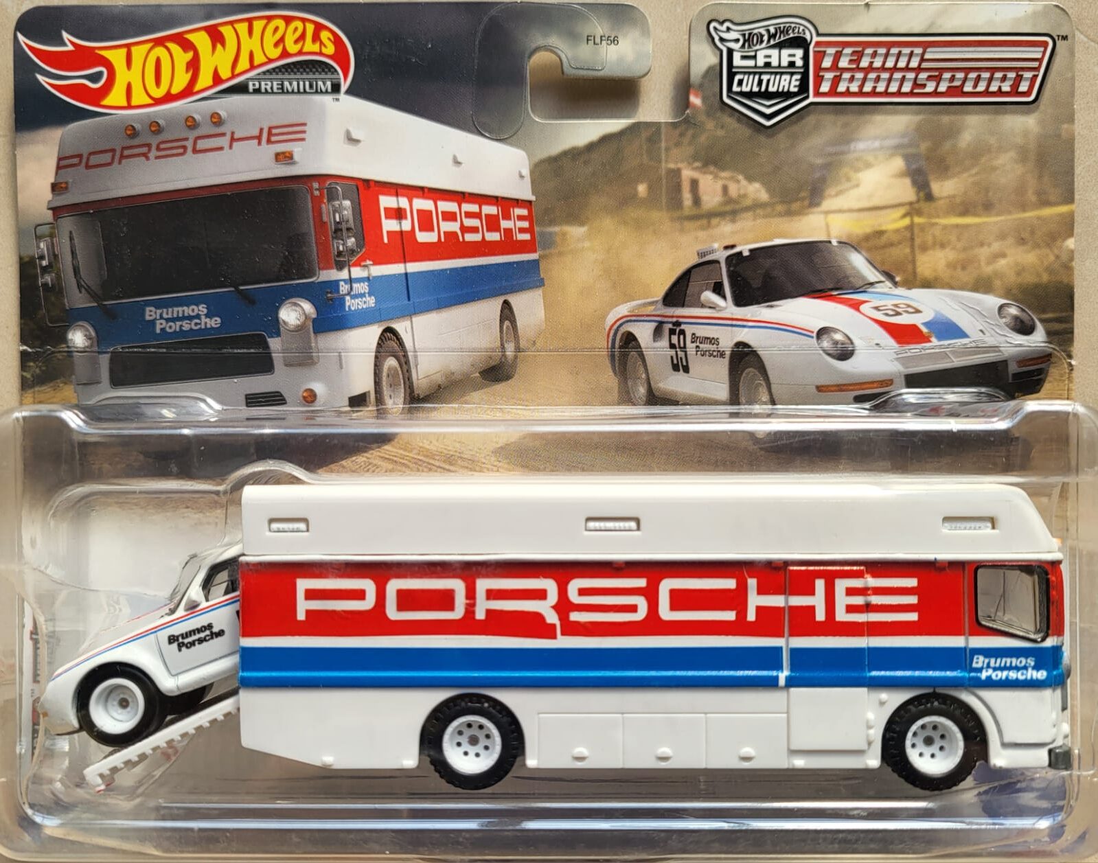 Hot Wheels Team Transport #61: Porsche 959 (1986) & Euro Hauler