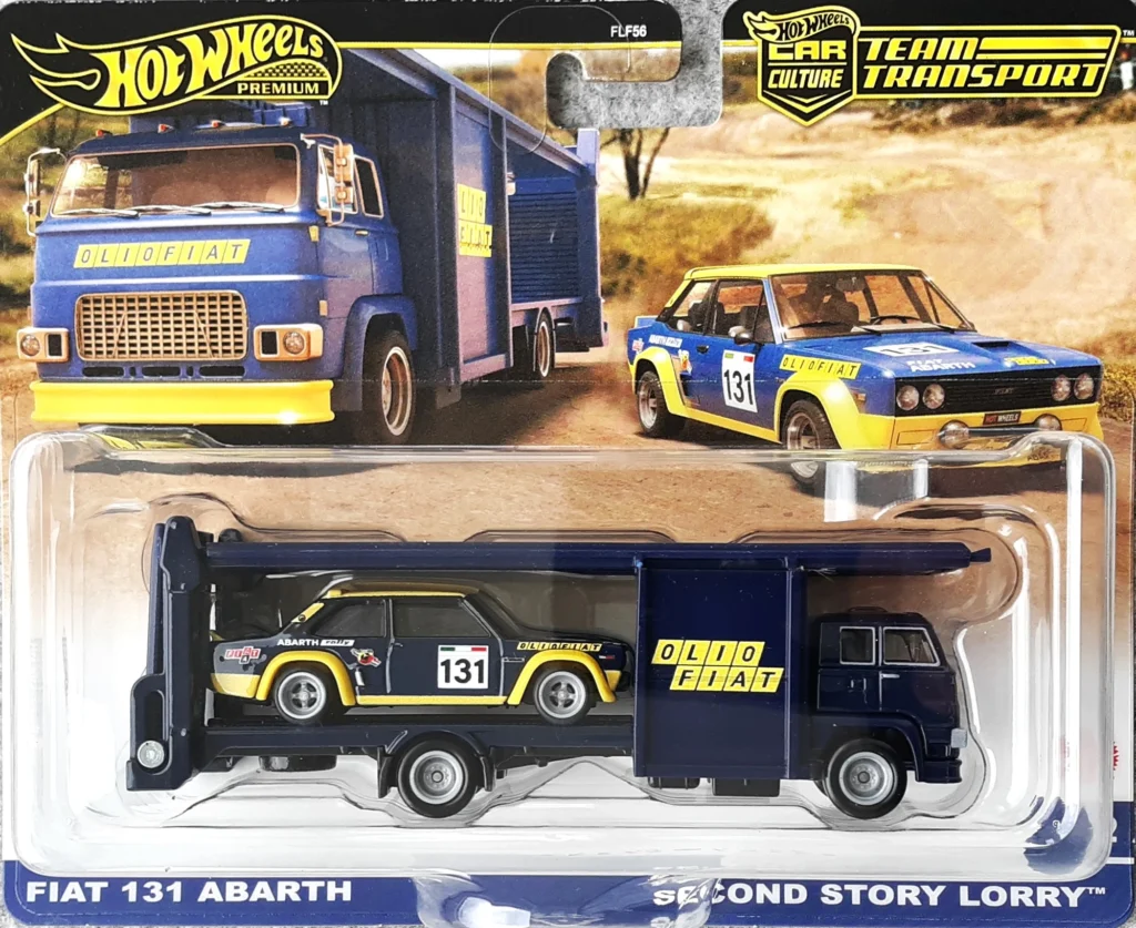 Hot Wheels Team Transport #62: Fiat 131 Abarth & Second Story Lorry