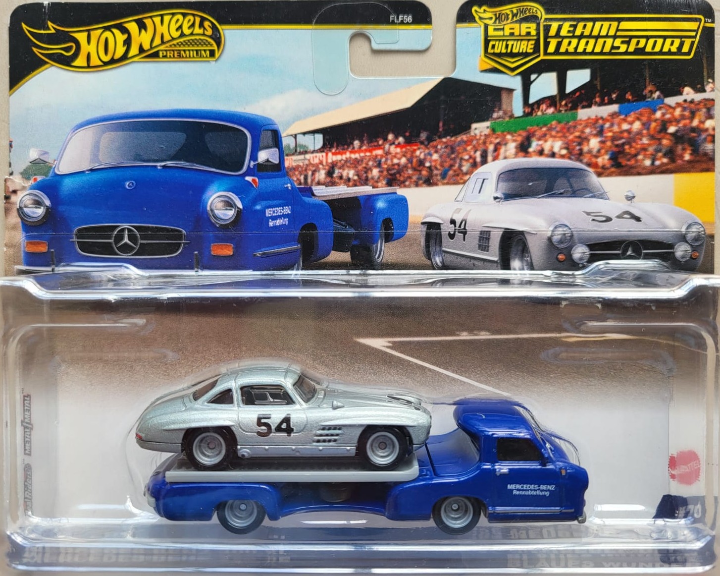 Hot Wheels Team Transport #70: Mercedes-Benz 300 SL & '55 Mercedes-Benz Blaues Wunder