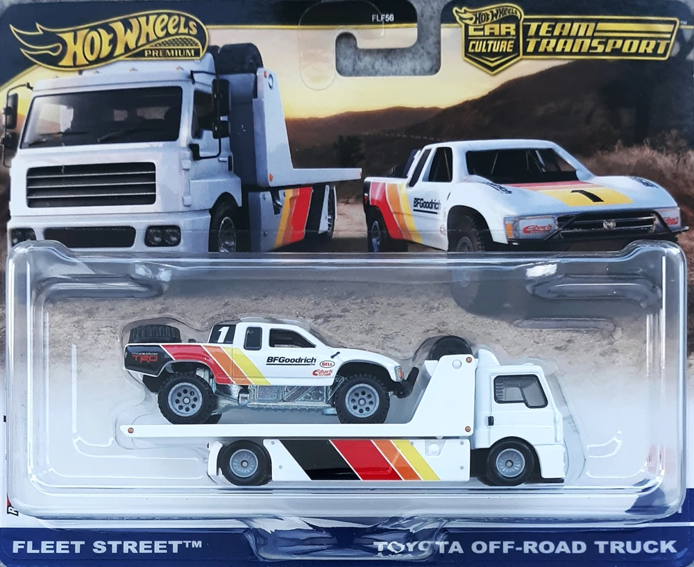 Hot Wheels Team Transport #71: Toyota Off-Road Truck & Fleet Street