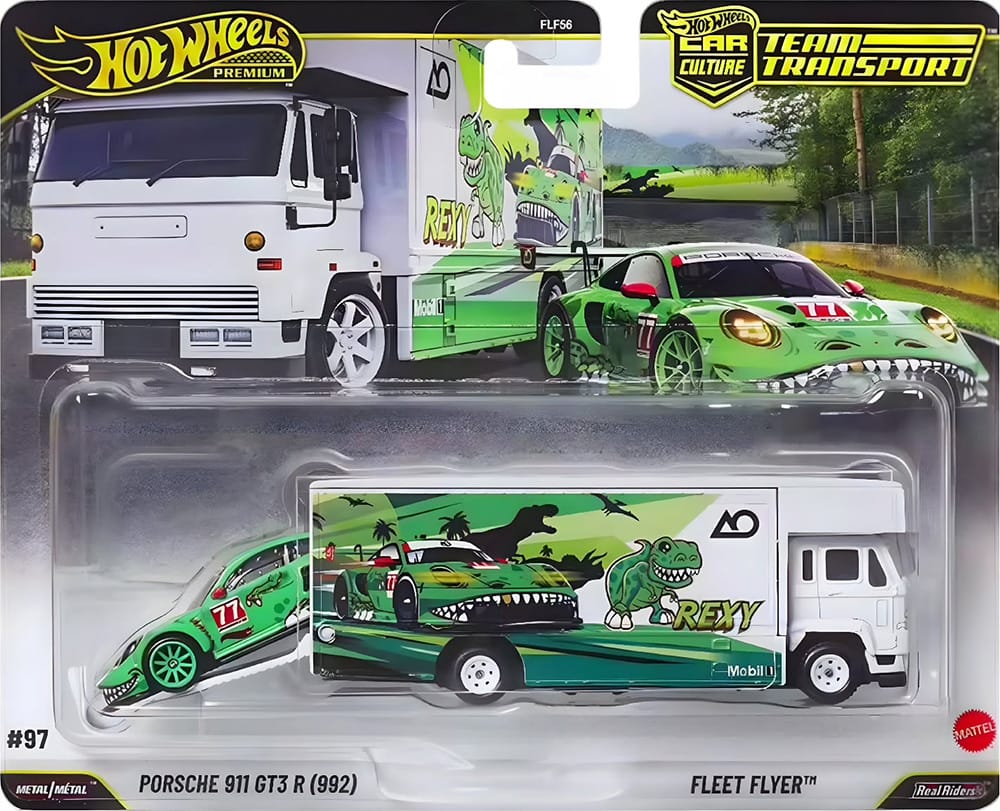 Hot-Wheels-Team-Transport-97-Porsche-Rexy-911-GT3-R-Fleet-Flyer