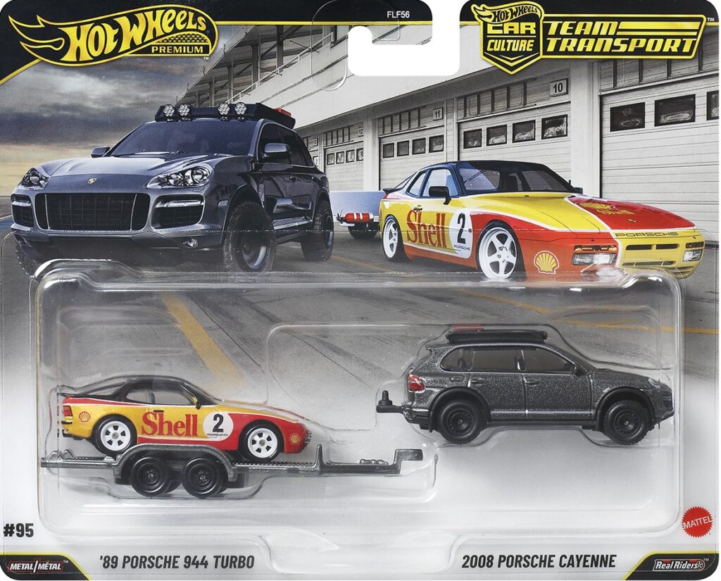 Hot Wheels Team Transport #95: '89 Porsche 944 Turbo and 2008 Porsche Cayenne